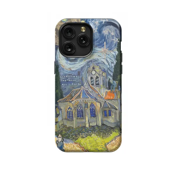 Seamless Aesthetic Collage Vincent Van Gogh iPhone 16 Pro Max Phone Case - Image 1