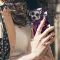Seamless Flower Skeleton Skull iPhone 16 Pro Max Phone Case - Image 4