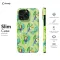 Seamless Green Leaf Bird Toucan iPhone 16 Pro Max Phone Case - Image 6