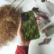 Seamless Green Leaf iPhone 16 Pro Max Phone Case - Image 2