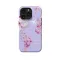 Seamless Lovely Floral Travel Map Plane Ocean Atlantic iPhone 16 Pro Max Phone Case - Image 1