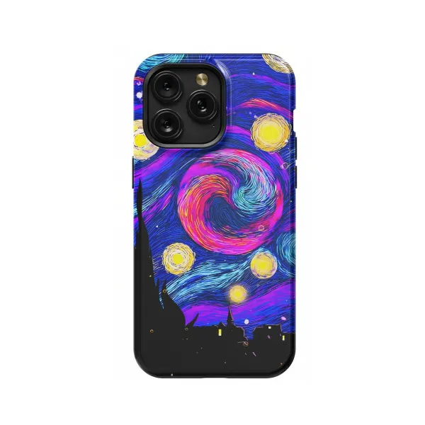 Starry Night Vincent van iPhone 16 Pro Max Phone Case - Image 1