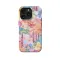 Sunset Ocean Collage Flower Beachy Sea Girl iPhone 16 Pro Max Phone Case - Image 1