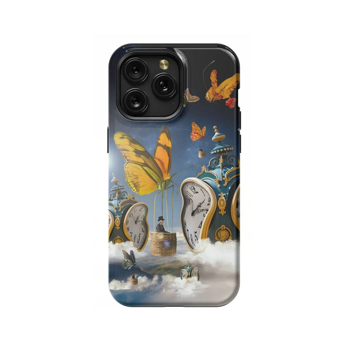 Time Travel Salvador iPhone 16 Pro Max Phone Case - Image 1