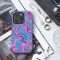 Topographic Map Marble Blue and iPhone 16 Pro Max Phone Case - Image 3