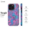 Topographic Map Marble Blue and iPhone 16 Pro Max Phone Case - Image 5