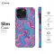 Topographic Map Marble Blue and iPhone 16 Pro Max Phone Case - Image 6