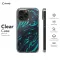Topographic Wavy Black and Blue iPhone 16 Pro Max Phone Case - Image 7