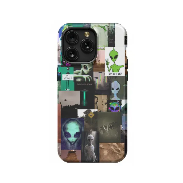 UFO Collage # iPhone 16 Pro Max Phone Case - Image 1