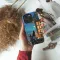 Aesthetic Dreamy Night Sky City Black Cat with Woman iPhone 16 Pro Phone Case - Image 2