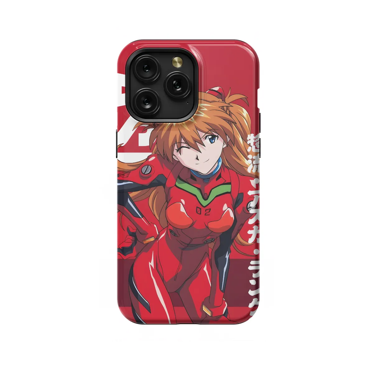 Asuka Evangelion iPhone 16 Pro Phone Case - Image 1