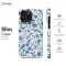 Blue Flower French Toile De Jouy iPhone 16 Pro Phone Case - Image 6