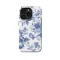 Blue Flower French Toile De Jouy iPhone 16 Pro Phone Case - Image 1