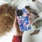 Blue Pink Seashell Art iPhone 16 Pro Phone Case - Image 2