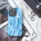 Blue Summer Abstract Sea Shell iPhone 16 Pro Phone Case - Image 3