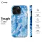 Blue Summer Abstract Sea Shell iPhone 16 Pro Phone Case - Image 5