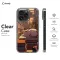 Book Lover White Red Cat in Library iPhone 16 Pro Phone Case - Image 7