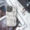 Book Shelf Lover Grayscale iPhone 16 Pro Phone Case - Image 3