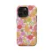 Botanical Psychedelic Groovy Floral iPhone 16 Pro Phone Case - Image 1