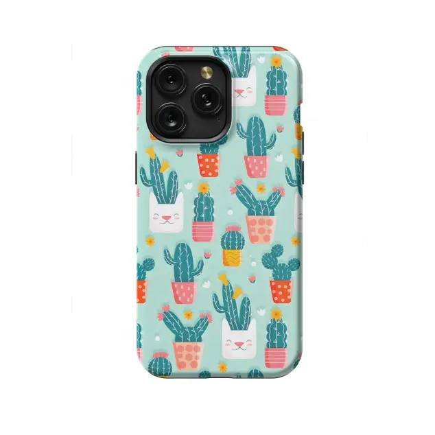 iPhone 16 Pro Cactus pattern Phone Case