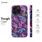 Colorful Peace Trippy Psychedelic Seamless iPhone 16 Pro Phone Case - Image 5