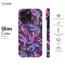 Colorful Peace Trippy Psychedelic Seamless iPhone 16 Pro Phone Case - Image 6