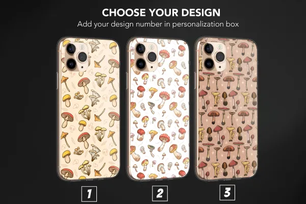 Cottagecore Mushrooms , Cute Nature Fungi iPhone 16 Pro Phone Case - Image 1