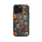 Crochet Floral Skeleton Gothic Ghost iPhone 16 Pro Phone Case - Image 1
