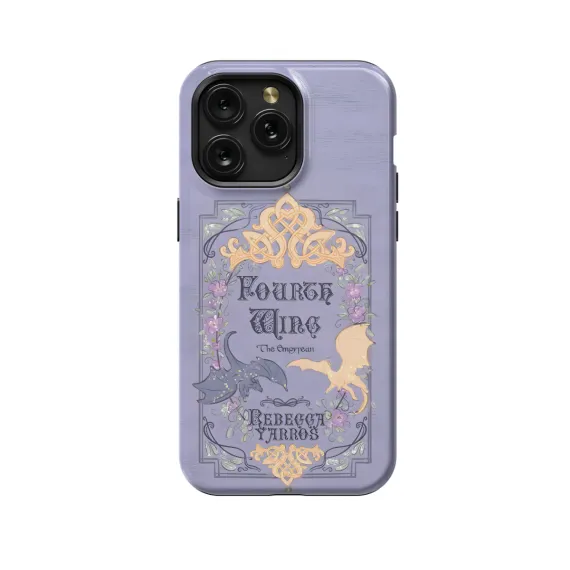 Dragon Fourth Wing Acotar iPhone 16 Pro Phone Case - Image 1