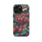 Green Leaf Strawberry iPhone 16 Pro Phone Case - Image 1