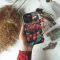 Green Leaf Strawberry iPhone 16 Pro Phone Case - Image 2