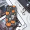 Halloween Spider Web Bat Skeleton Pumpkin Fall iPhone 16 Pro Phone Case - Image 3