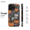 Halloween Spider Web Bat Skeleton Pumpkin Fall iPhone 16 Pro Phone Case - Image 5
