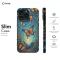 Landscape Cute Brown Butterflys iPhone 16 Pro Phone Case - Image 6