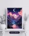 Night Court Print Velaris Acotar Feyre Rhysand Art Court of Thorns & Roses Inspired ACOTAR Digital Print Moon Lake City Mountain Stars Print iPhone 16 Pro Phone Case - Image 1
