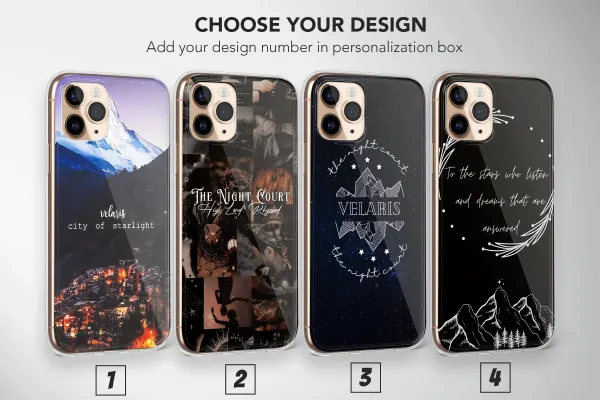 Night Court Symbol Acotar Acomaf Velaris iPhone 16 Pro Phone Case - Image 1