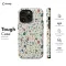 Organic Flat Monochromatic Terrazzo iPhone 16 Pro Phone Case - Image 5
