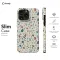 Organic Flat Monochromatic Terrazzo iPhone 16 Pro Phone Case - Image 6