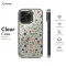 Organic Flat Monochromatic Terrazzo iPhone 16 Pro Phone Case - Image 7