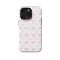 Pink Heart Aesthetic Coquette Bow iPhone 16 Pro Phone Case - Image 1