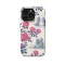 Romantic Toile De Jouy Red Rose iPhone 16 Pro Phone Case - Image 1