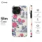 Romantic Toile De Jouy Red Rose iPhone 16 Pro Phone Case - Image 6