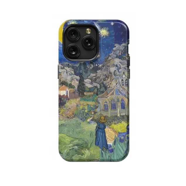 iPhone 16 Pro Seamless Aesthetic Collage Vincent Van Gogh Phone Case