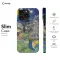 Seamless Aesthetic Collage Vincent Van Gogh iPhone 16 Pro Phone Case - Image 6