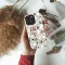 Seamless Aesthetic Halloween Spooky Ghost Pumpkin Fall iPhone 16 Pro Phone Case - Image 2