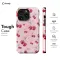 Seamless Aesthetic Pink Cherry Coquette iPhone 16 Pro Phone Case - Image 5