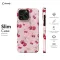 Seamless Aesthetic Pink Cherry Coquette iPhone 16 Pro Phone Case - Image 6