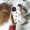 Seamless Blue Blueberry Coquette Bow iPhone 16 Pro Phone Case - Image 2