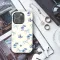 Seamless Blue Blueberry Coquette Bow iPhone 16 Pro Phone Case - Image 3