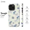 Seamless Blue Blueberry Coquette Bow iPhone 16 Pro Phone Case - Image 5